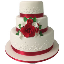 Yummy 3 Tier Wedding Cake