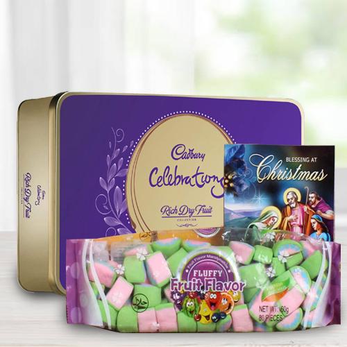 Delectable Cadbury Dairy Milk Rich Dry Fruit Box N Marshmello Pack