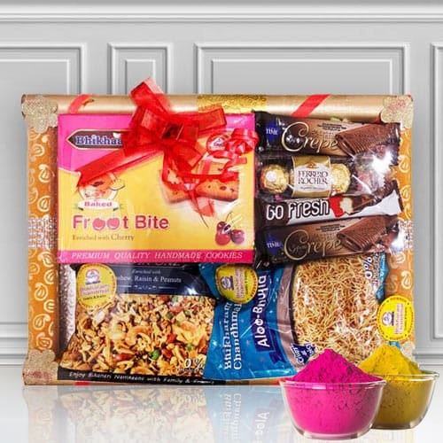 Marvelous Sweet n Sour Fusion Gift for Holi