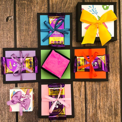 Wonderful Chocolates Explosion Gift Box for Holi