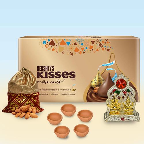 Tasty Hersheys Kisses n Almond Potli with Religious Mandap