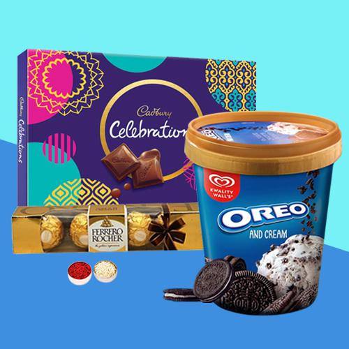 Splendid Kwality Walls Oreo Ice Cream n Chocolates Combo