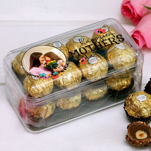 Personalized Ferrero Rocher Chocolate Box for Mothers Day