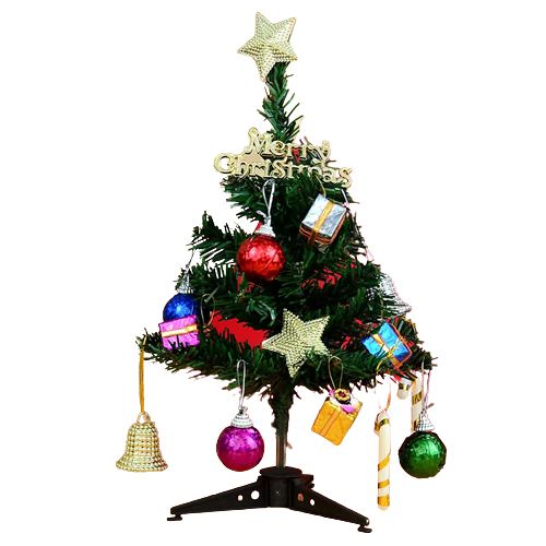 Elegant Combo of Christmas Tree with Decoration N Merry Christmas Tag