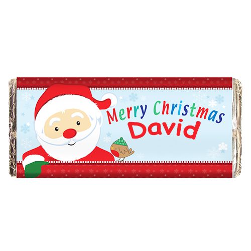 Splendid Santa Personalized X-Mas Choco Wrap