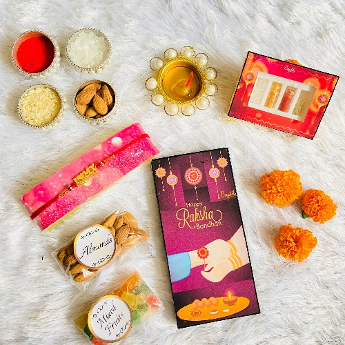 Choco Nutty Rakhi Hamper