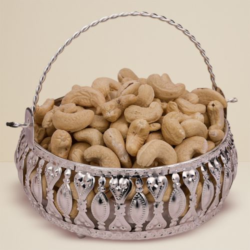 Gourmet Cashews in Decorative Bowl