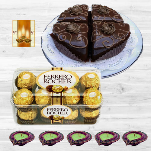 Ferrero Rocher with Chocolate Pastry