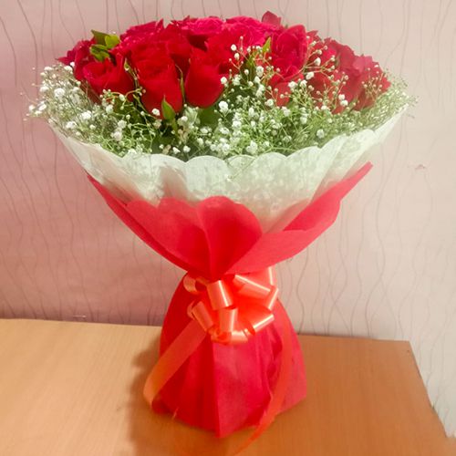 Elegant 20 Red Roses Bouquet