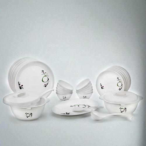 Fancy Signoraware Drop Scapes Plastic Dinner Set