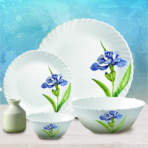 Beautiful LaOpala Royal Iris Classic Collection Dinner Set