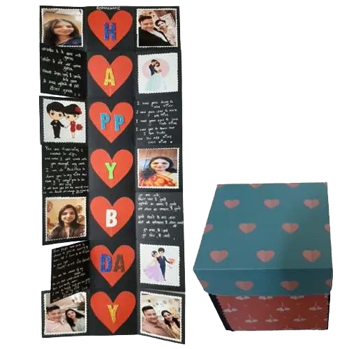 Wonderful Infinity Explosion Box of Personalized Photos n Messages