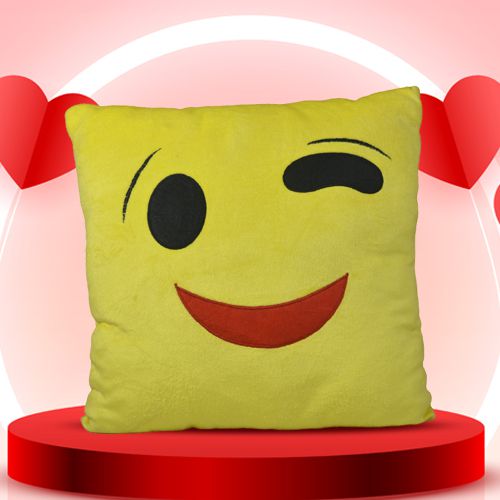 Adorable Smiley Emoji Cushion