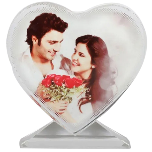 Best Heart Shape Personalized Glass Table Top
