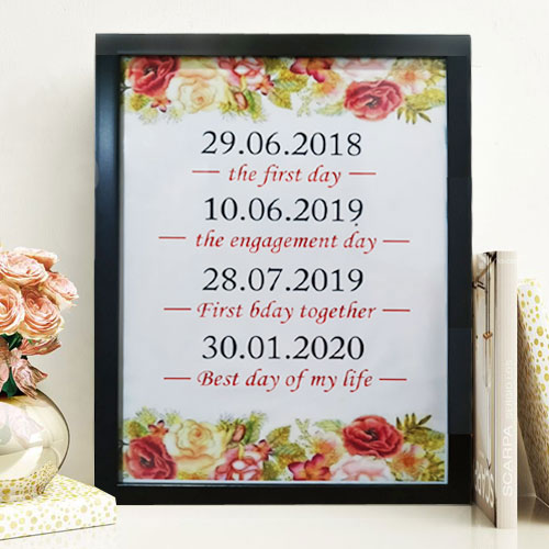 Elegant Date Frame