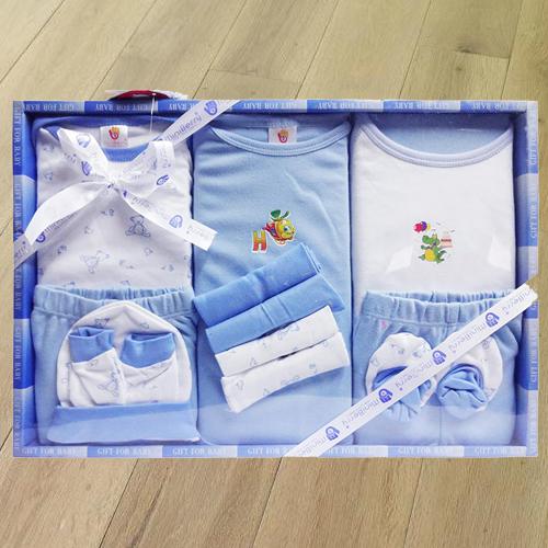 Exclusive Cotton Clothes Gift Set for New Born Boy