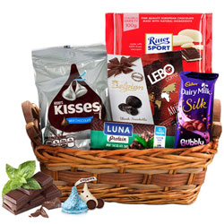 Delicious Chocolate Gift Basket