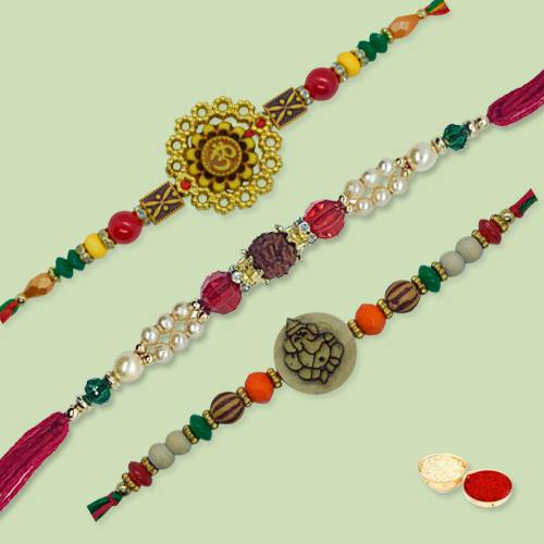 Ethnic Rakhi Thread with Love