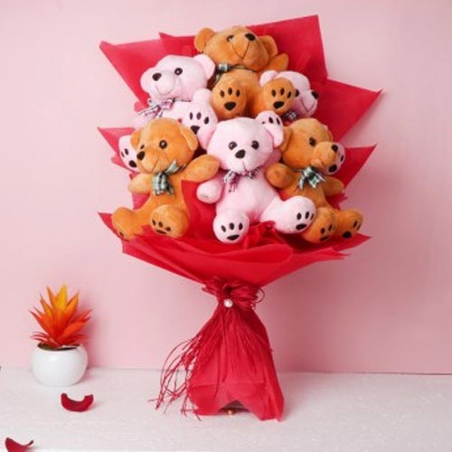 Remarkable Teddies Bouquet