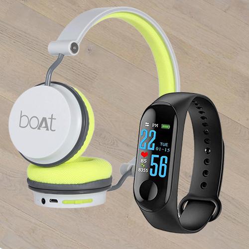 Marvelous Smart Watch N Boat On Ear Headphone
