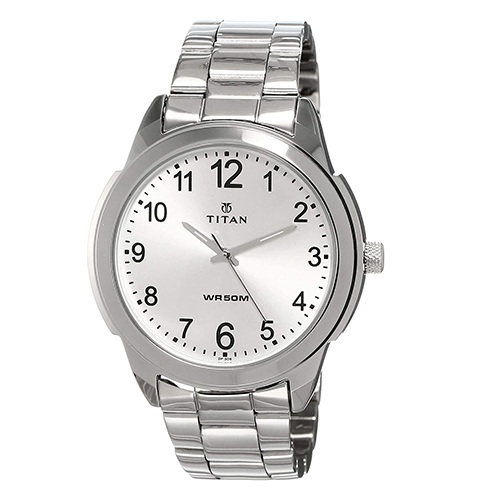 Classy Titan Neo Analog White Dial Mens Watch