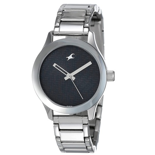 Stylish Fastrack Monochrome Analog Blue Dial Womens Watch