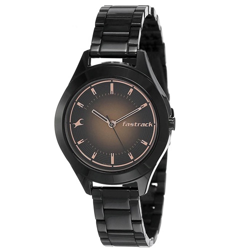 Beautiful Fastrack Grey Dial Ladies Analog Watch