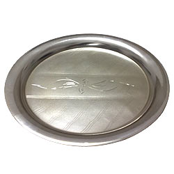 Silver Plated Thali for Puja